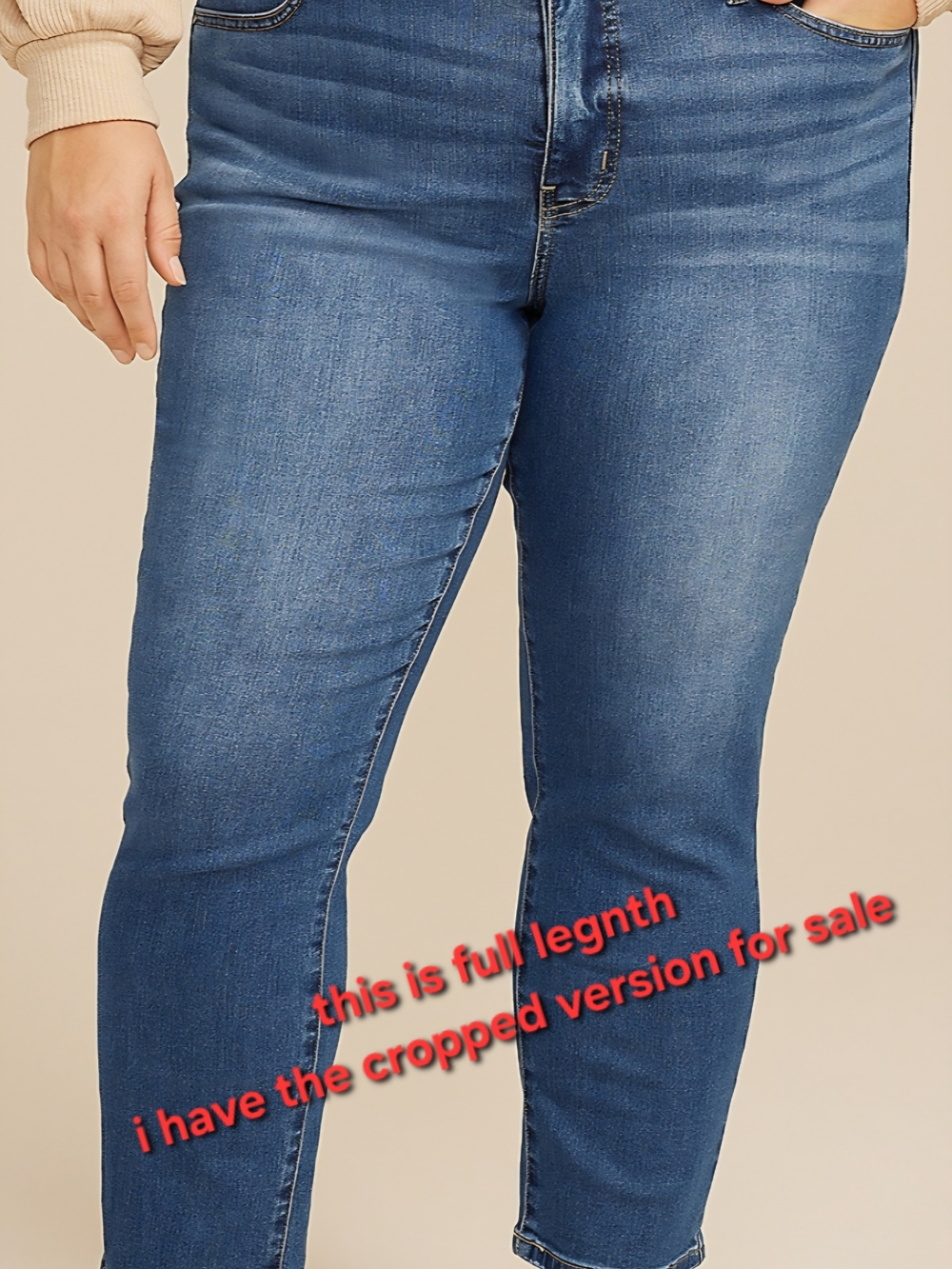 Everflex High Rise Plus Crop Jeans - Picture 9 of 9